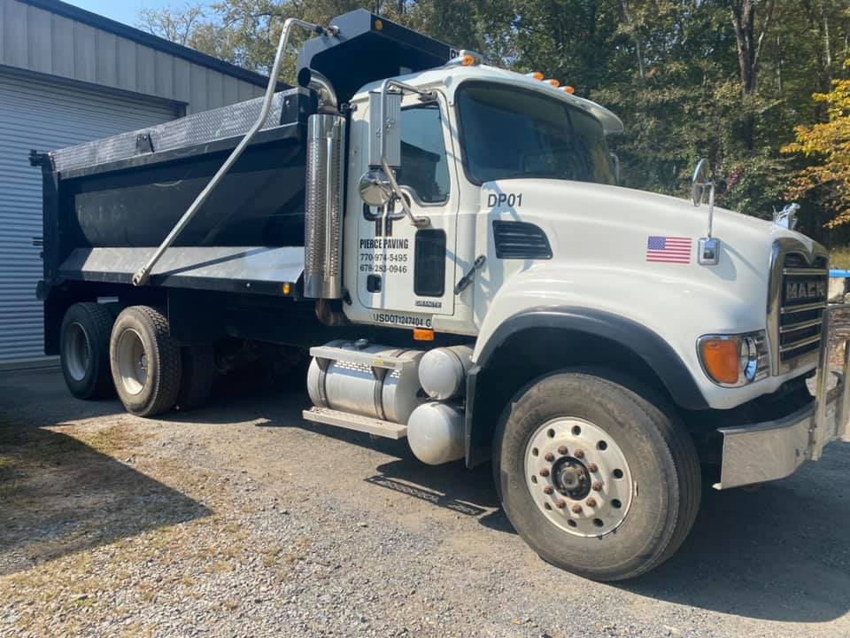 Pierce Paving Hauling Truck